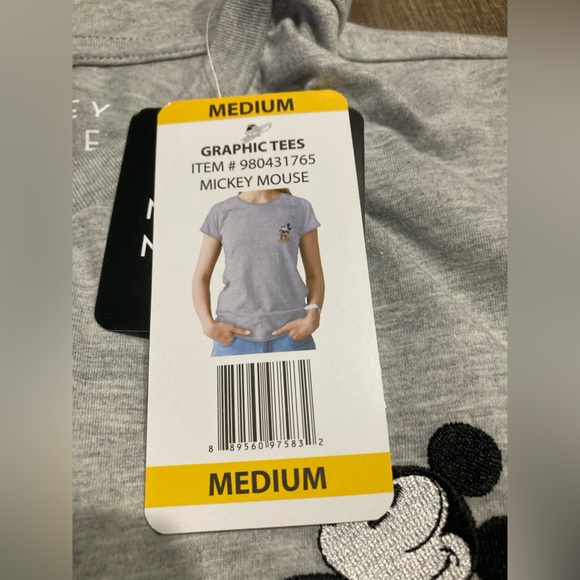 Disney women’s M short sleeve graphic Mickey Mouse tee - Picture 4 of 7